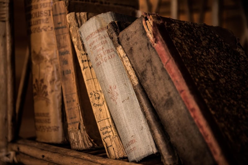 Vintage Keys and Books